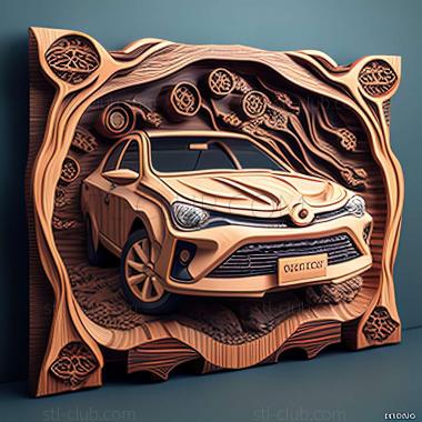 3D модель Toyota Corolla AE (STL)